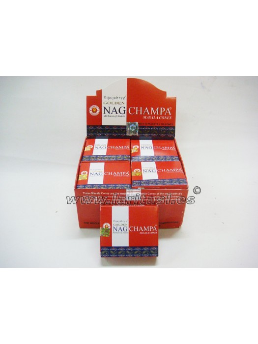 Golden Nag Champa conos